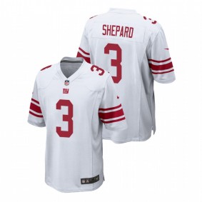 Men's New York Giants Sterling Shepard #3 White Game Jersey