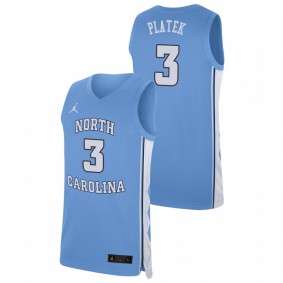 Andrew Platek North Carolina Tar Heels Carolina Blue College Basketball Replica Jordan Brand Jersey