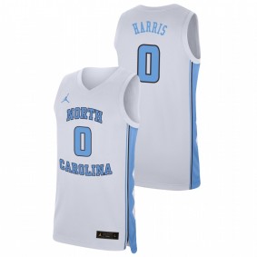 Anthony Harris North Carolina Tar Heels White Replica College Basketball Jordan Brand Jersey