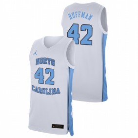 Brandon Huffman North Carolina Tar Heels White Replica College Basketball Jordan Brand Jersey