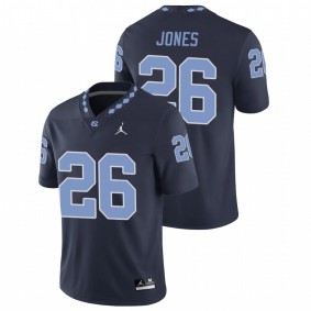 Men's North Carolina Tar Heels D.J. Jones Navy College Football Game Jersey