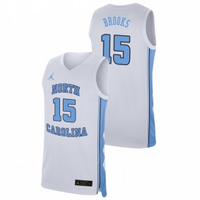 Garrison Brooks North Carolina Tar Heels White Replica College Basketball Jordan Brand Jersey