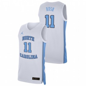 Shea Rush North Carolina Tar Heels White Replica College Basketball Jordan Brand Jersey