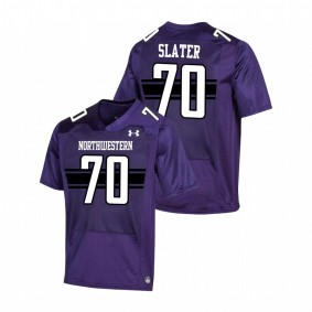 Men's Northwestern Wildcats Rashawn Slater Purple Replica College Football Jersey