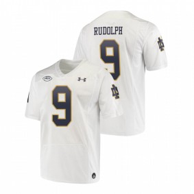 Men's Notre Dame Fighting Irish Kyle Rudolph White Replica College Football Playoff Under Armour Jersey