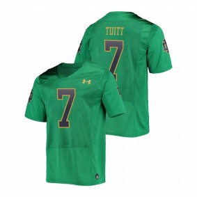 Men's Notre Dame Fighting Irish Stephon Tuitt Green College Football Replica Under Armour Jersey