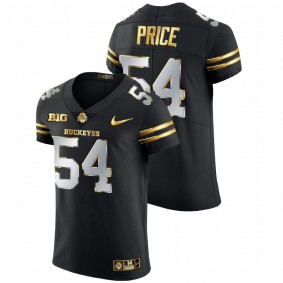 Men's Ohio State Buckeyes Billy Price Black Golden Edition Authentic Jersey