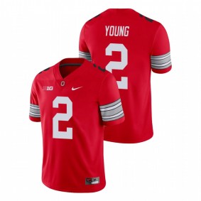 Men's Ohio State Buckeyes Chase Young Scarlet Alumni Football Game Player Jersey