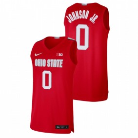 Ohio State Buckeyes Meechie Johnson Jr. Scarlet Alumni Limited Basketball Jersey