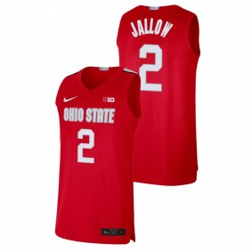 Ohio State Buckeyes Musa Jallow Scarlet Alumni Limited Basketball Jersey