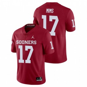 Men's Oklahoma Sooners Marvin Mims Crimson Limited Team Jersey