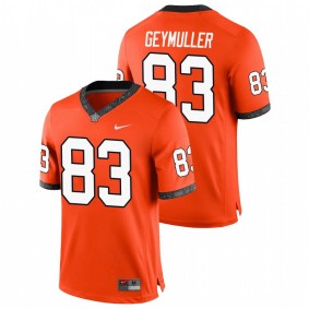 Men's Oklahoma State Cowboys Gordie Geymuller #83 Orange College Football Game Jersey