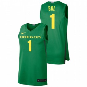 Men's Oregon Ducks #1 Green Bol Bol College Baketball Limited Jersey