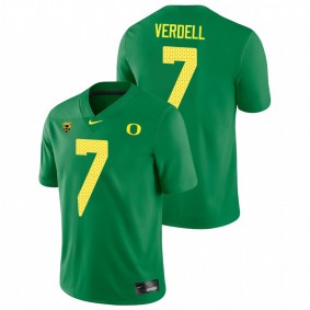 Men's Oregon Ducks CJ Verdell Green Nike College Football Game Jersey