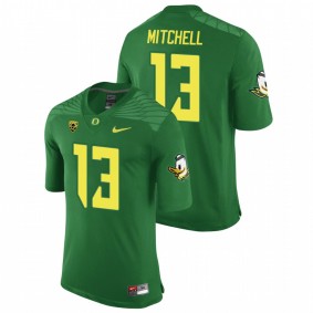 Men's Oregon Ducks Dillon Mitchell Green Nike Replica Game Football Jersey