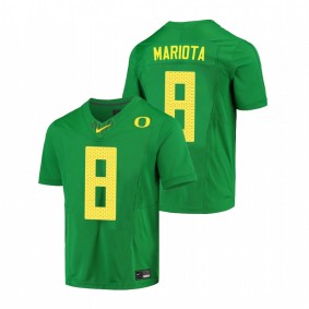 Men's Oregon Ducks Marcus Mariota Green Limited Football Jersey