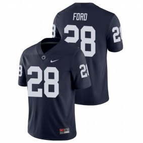 Men's Penn State Nittany Lions Devyn Ford Navy College Football Game Jersey