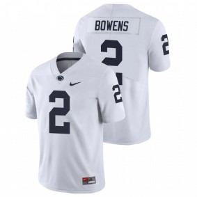 Men's Penn State Nittany Lions Micah Bowens White Limited College Football Nike Jersey