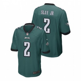 Men's Philadelphia Eagles Darius Slay Jr. #2 Midnight Green Game Jersey