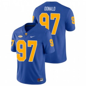 Men's Pitt Panthers Aaron Donald Royal Nike College Football Game Jersey