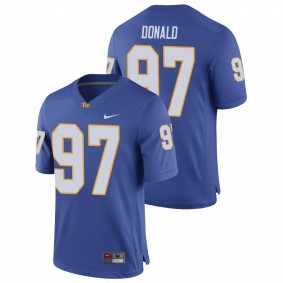 Men's Pitt Panthers Aaron Donald Royal Nike Game Football Jersey