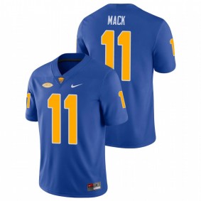 Men's Pitt Panthers Taysir Mack Royal Nike College Football Game Jersey