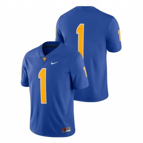 Men's Pittsburgh Panthers Nike #1 Royal Game College Football Jersey