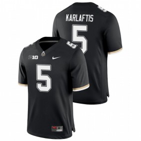 Men's Purdue Boilermakers George Karlaftis Black College Football Game Jersey