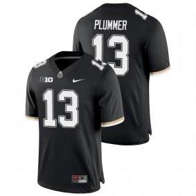 Men's Purdue Boilermakers Jack Plummer Black College Football Game Jersey