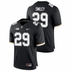 Men's Purdue Boilermakers Simeon Smiley Black College Football Game Jersey