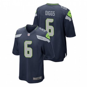 Men's Seattle Seahawks Quandre Diggs College Navy Game Jersey