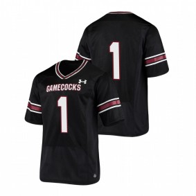 Men's South Carolina Gamecocks Black Replica Football Under Armour Jersey