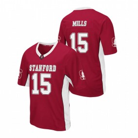 Men's Stanford Cardinal Davis Mills Cardinal Max Power Football Jersey