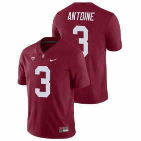 Men's Stanford Cardinal Malik Antoine #3 Cardinal College Football Game Jersey