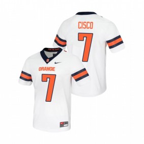 Men's Syracuse Orange Andre Cisco White Untouchable Game Jersey