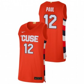 Men's Syracuse Orange #12 Orange Brendan Paul College Baketball Alumni Limited Jersey