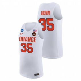 Syracuse Orange Buddy Boeheim 2021 White Replica College Basketball Jersey