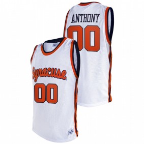 Syracuse Orange Carmelo Anthony 2021 White College Basketball Original Retro Jersey