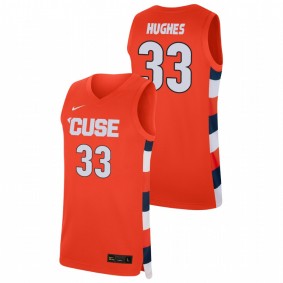 Men's Syracuse Orange 2019-20 #33 Orange Elijah Hughes College Baketball Replica Jersey