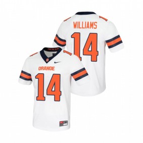 Men's Syracuse Orange Garrett Williams White Untouchable Game Jersey