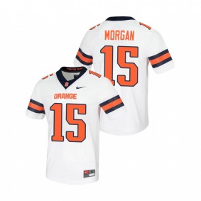 Men's Syracuse Orange JaCobian Morgan White Untouchable Game Jersey