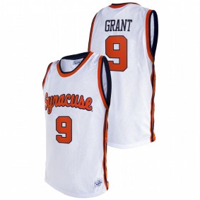 Syracuse Orange Jerami Grant 2021 White College Basketball Original Retro Jersey