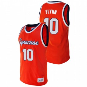 Men's Syracuse Orange #10 Orange Jonny Flynn College Basketball Alumni Jersey