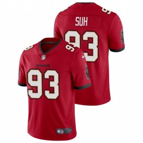 Men's Tampa Bay Buccaneers Ndamukong Suh Red Vapor Limited Jersey