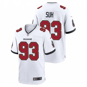 Men's Tampa Bay Buccaneers Ndamukong Suh White Game Jersey