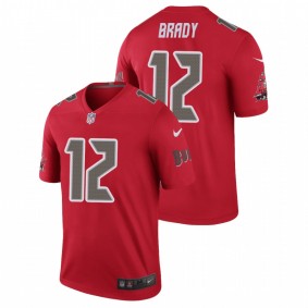 Men's Tampa Bay Buccaneers Tom Brady Red Color Rush Legend Jersey