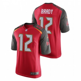 Men's Tampa Bay Buccaneers Tom Brady Red Game Jersey