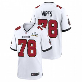 Men's Tampa Bay Buccaneers Tristan Wirfs White Super Bowl LV Game Jersey