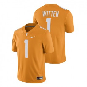 Male Tennessee Volunteers Nike #1 Tennessee Orange Jason Witten Alumni Football Game Player Jersey