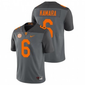 Men's Tennessee Volunteers Alvin Kamara #6 Gray Limited Football Jersey